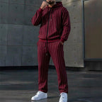 Conjunto Deportivo para Hombre Sudadera con Cierre y Pants Bloques de Color