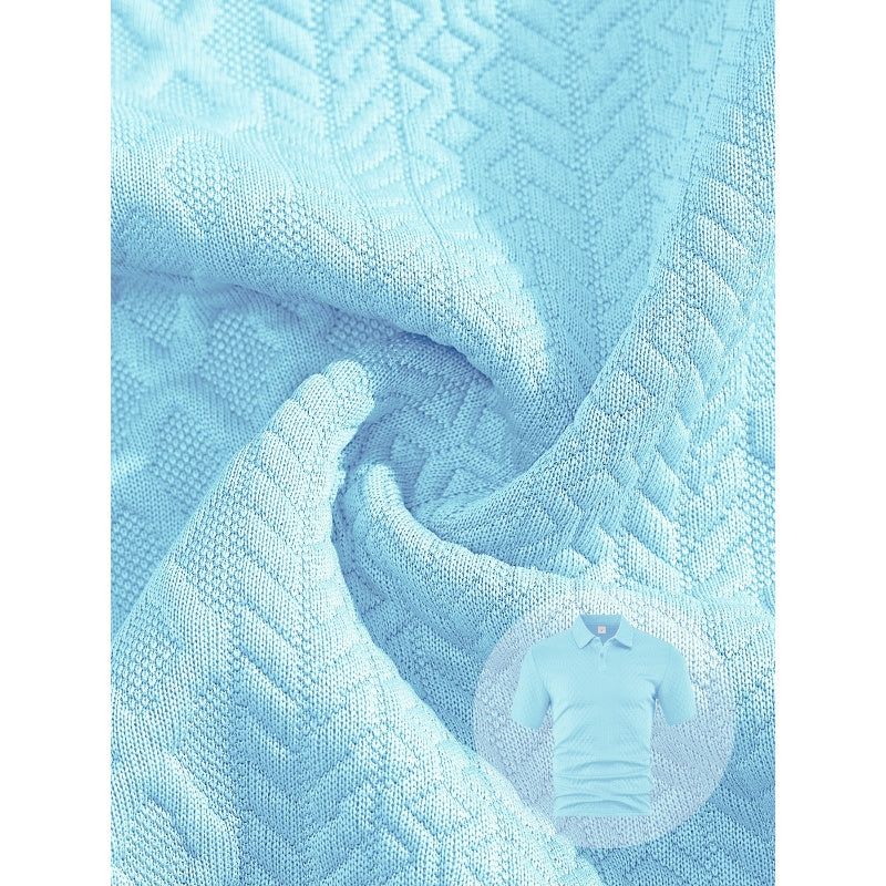 Conjunto de Verano para Hombre Polo Jacquard y Short