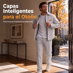 Conjunto Waffle para Hombre Chaqueta y Pantalón