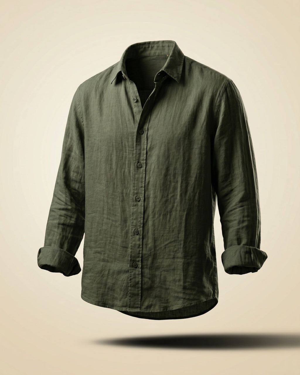 Santiago Linen Relaxed Button-Up Shirt