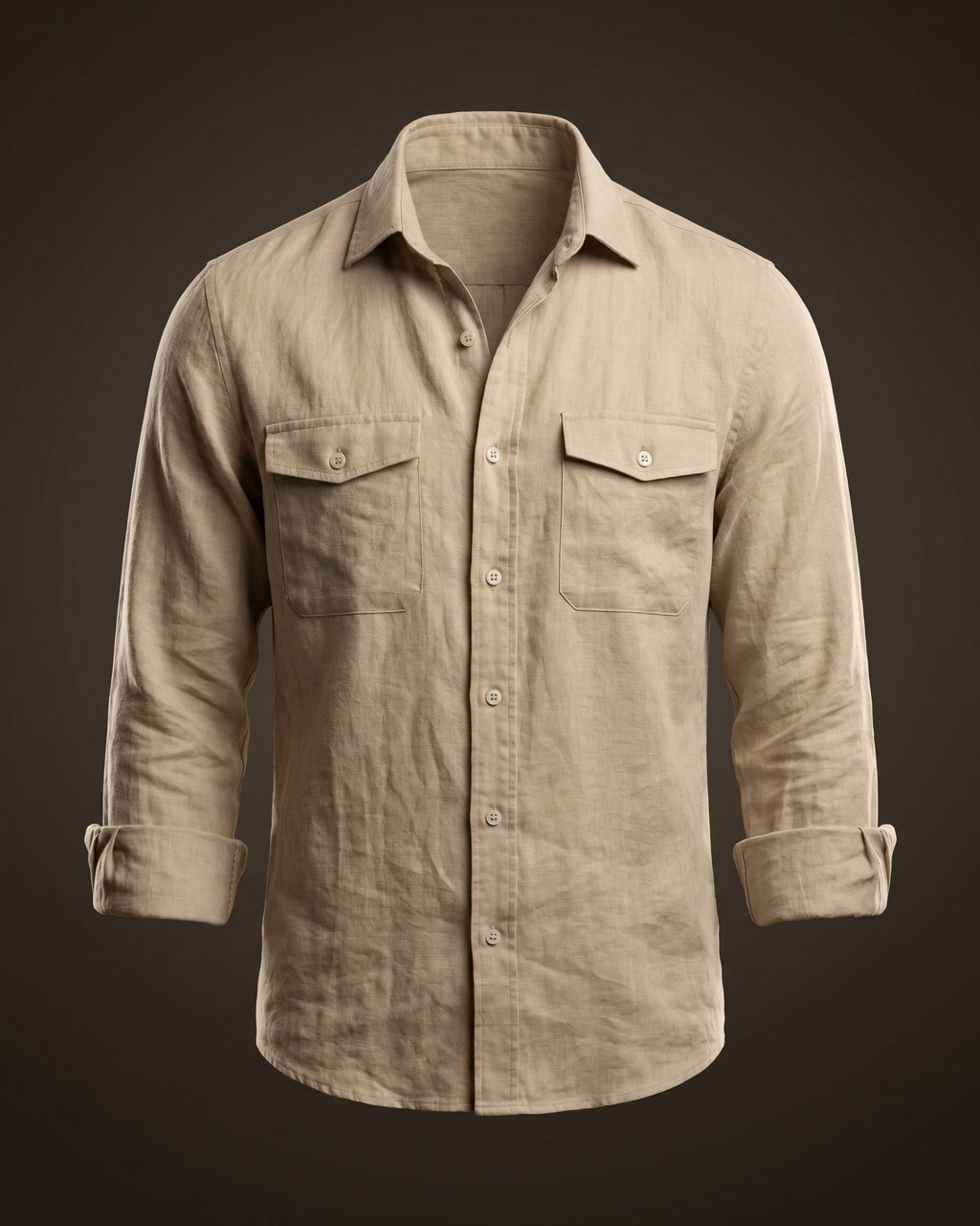 Tancredi Linen Long Sleeve Shirt
