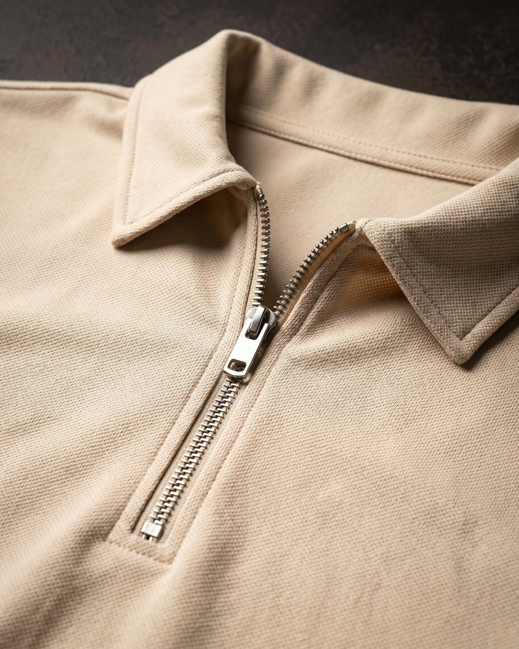 Hugo Piqué Knit Half-Zip Polo