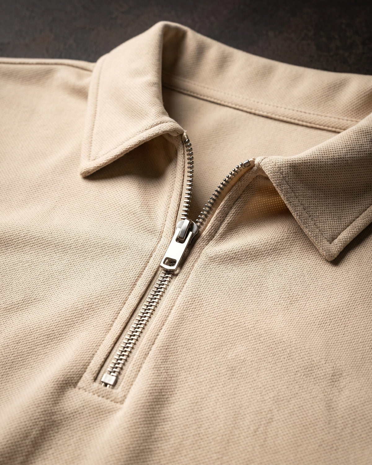 Hugo Piqué Knit Half-Zip Polo