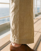 Ercole Pleated Linen Trousers