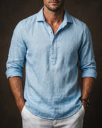 Camillo Cotton Blend Popover Shirt