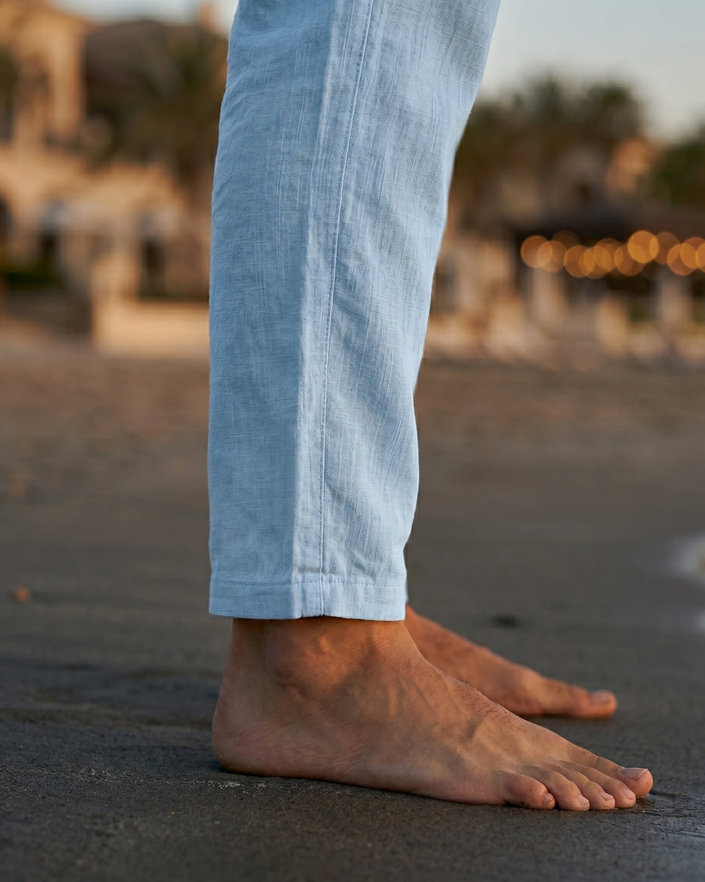 Gennaro Linen Relaxed Drawstring Trousers