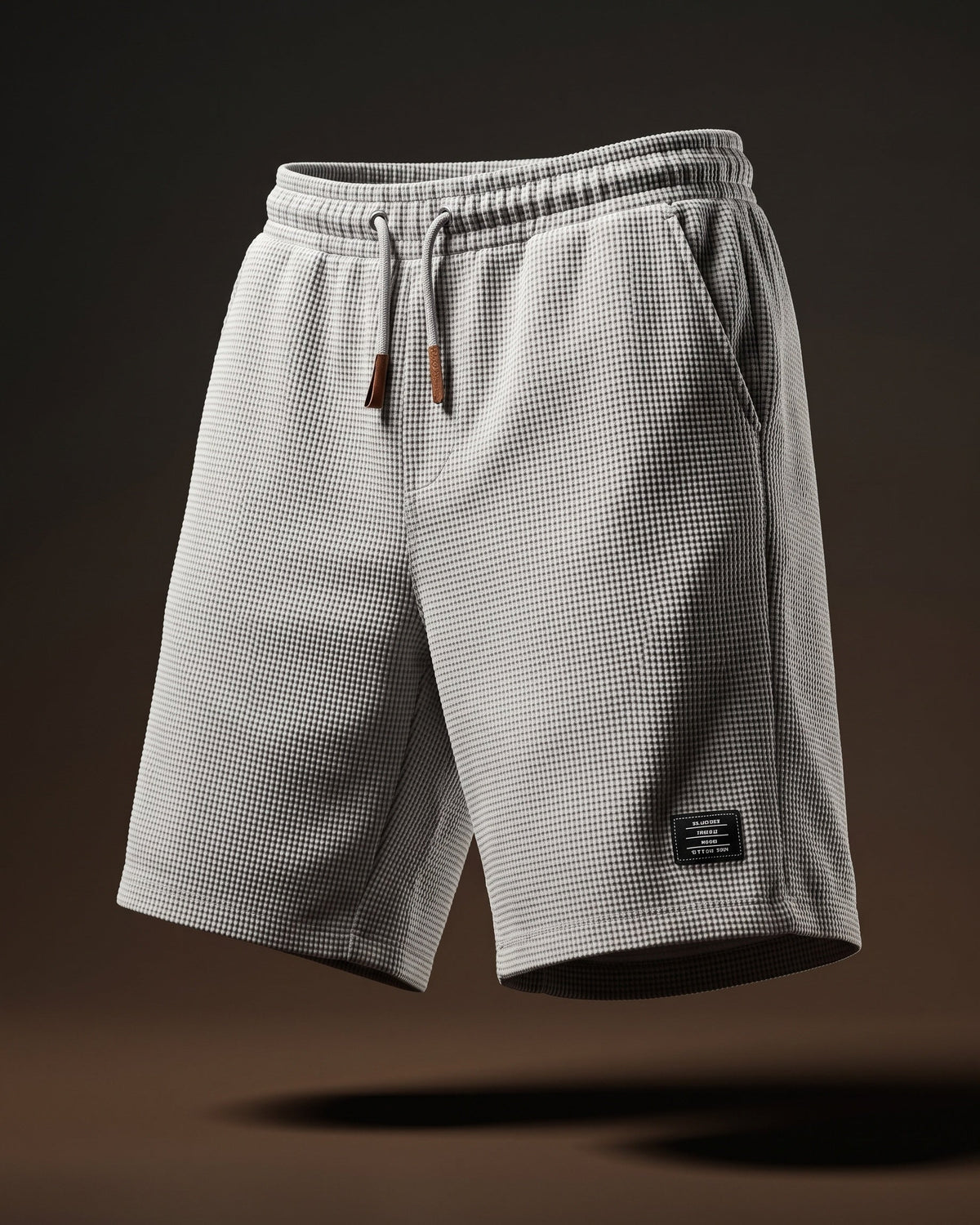 Tomas Waffle-Knit Relaxed Drawstring Shorts