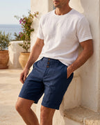 Eugenio Linen Tailored Chino Shorts