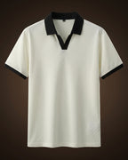 Zeno Nylon Blend Open Collar Polo