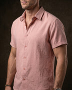 Flavio Linen Short Sleeve Button-Up Shirt