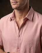 Flavio Linen Short Sleeve Button-Up Shirt