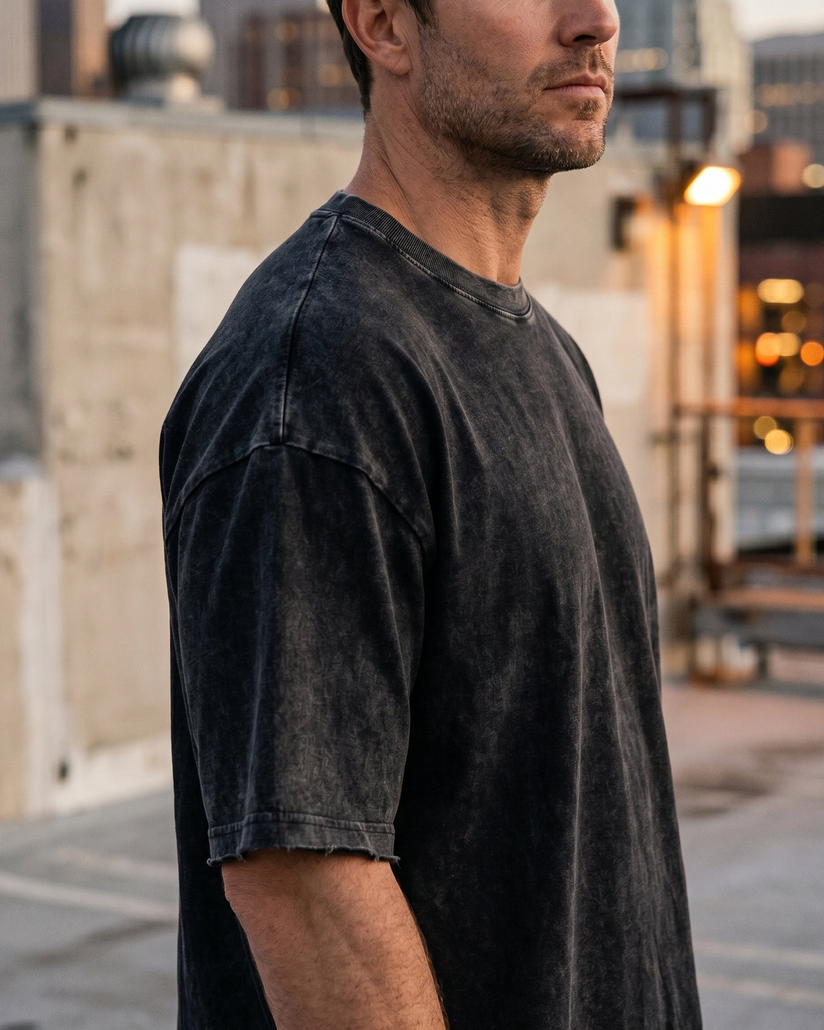 Elio Cotton Washed Oversize T-Shirt