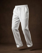 Umberto Linen Relaxed Straight-Leg Trousers