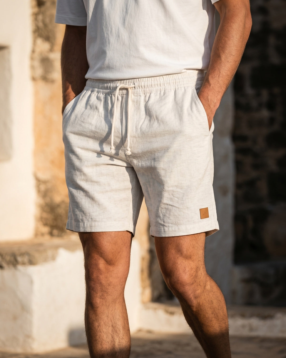 Rodrigo Linen Drawstring Shorts