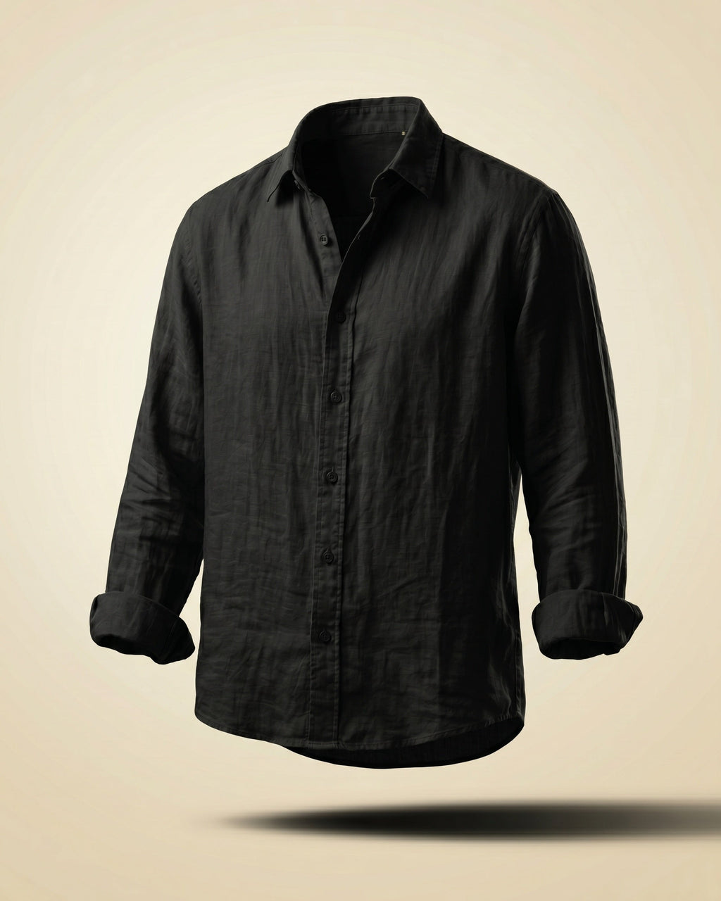 Santiago Linen Relaxed Button-Up Shirt