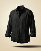 Santiago Linen Relaxed Button-Up Shirt