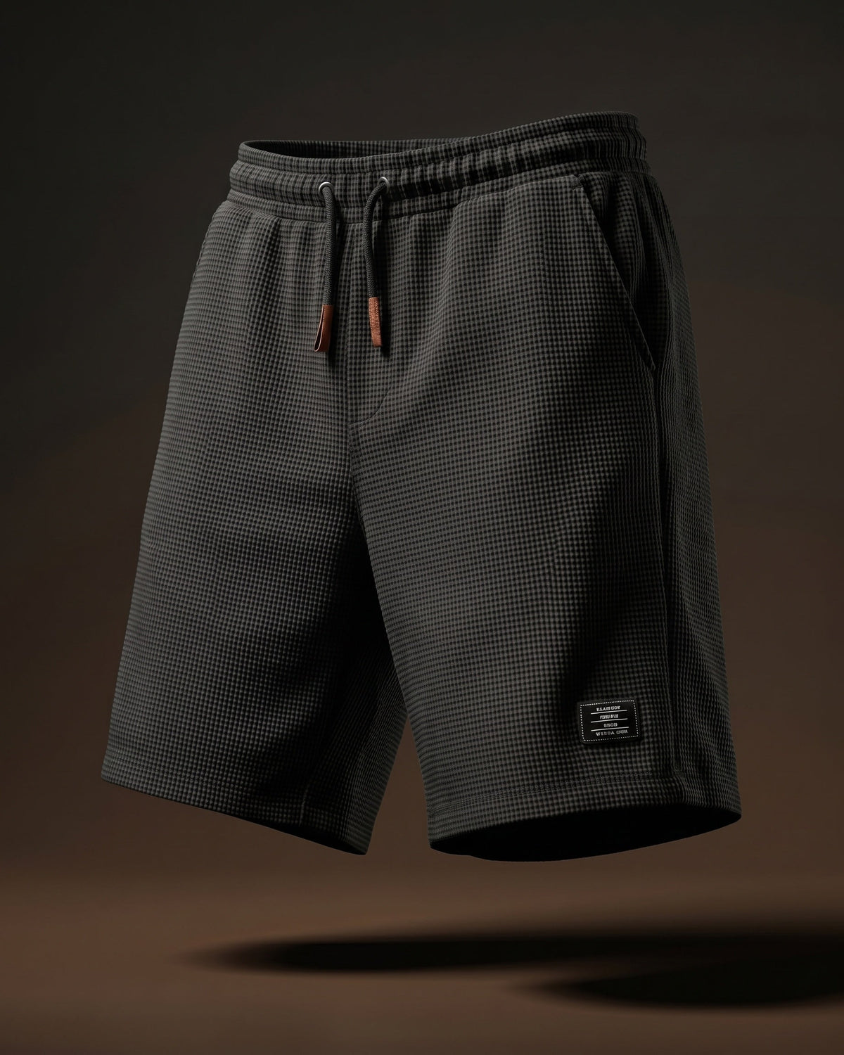 Tomas Waffle-Knit Relaxed Drawstring Shorts
