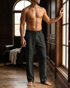 Pietro Linen Pleated Tailored Trousers