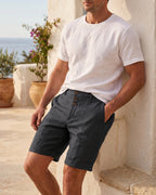 Eugenio Linen Tailored Chino Shorts