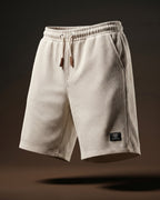 Tomas Waffle-Knit Relaxed Drawstring Shorts