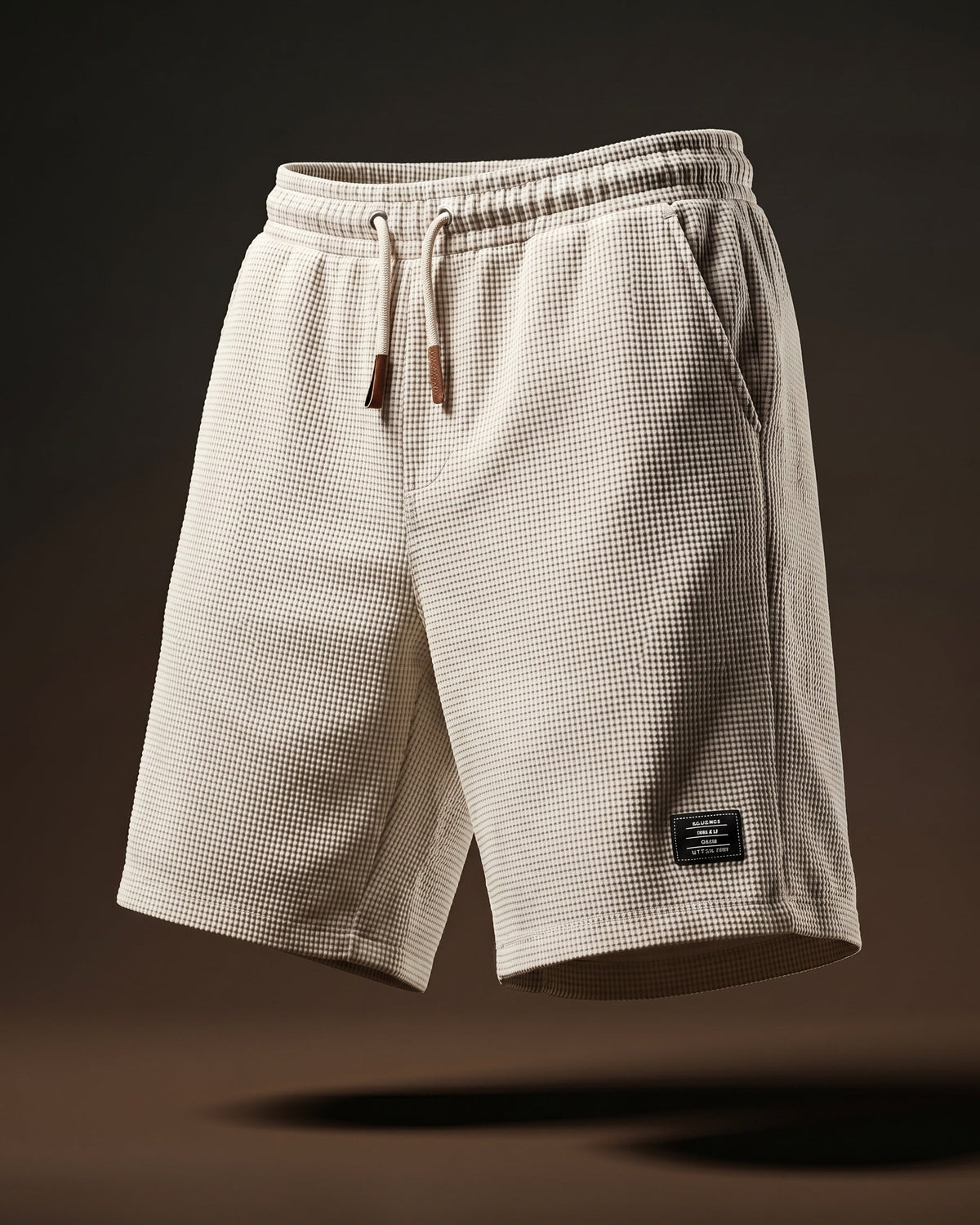 Tomas Waffle-Knit Relaxed Drawstring Shorts