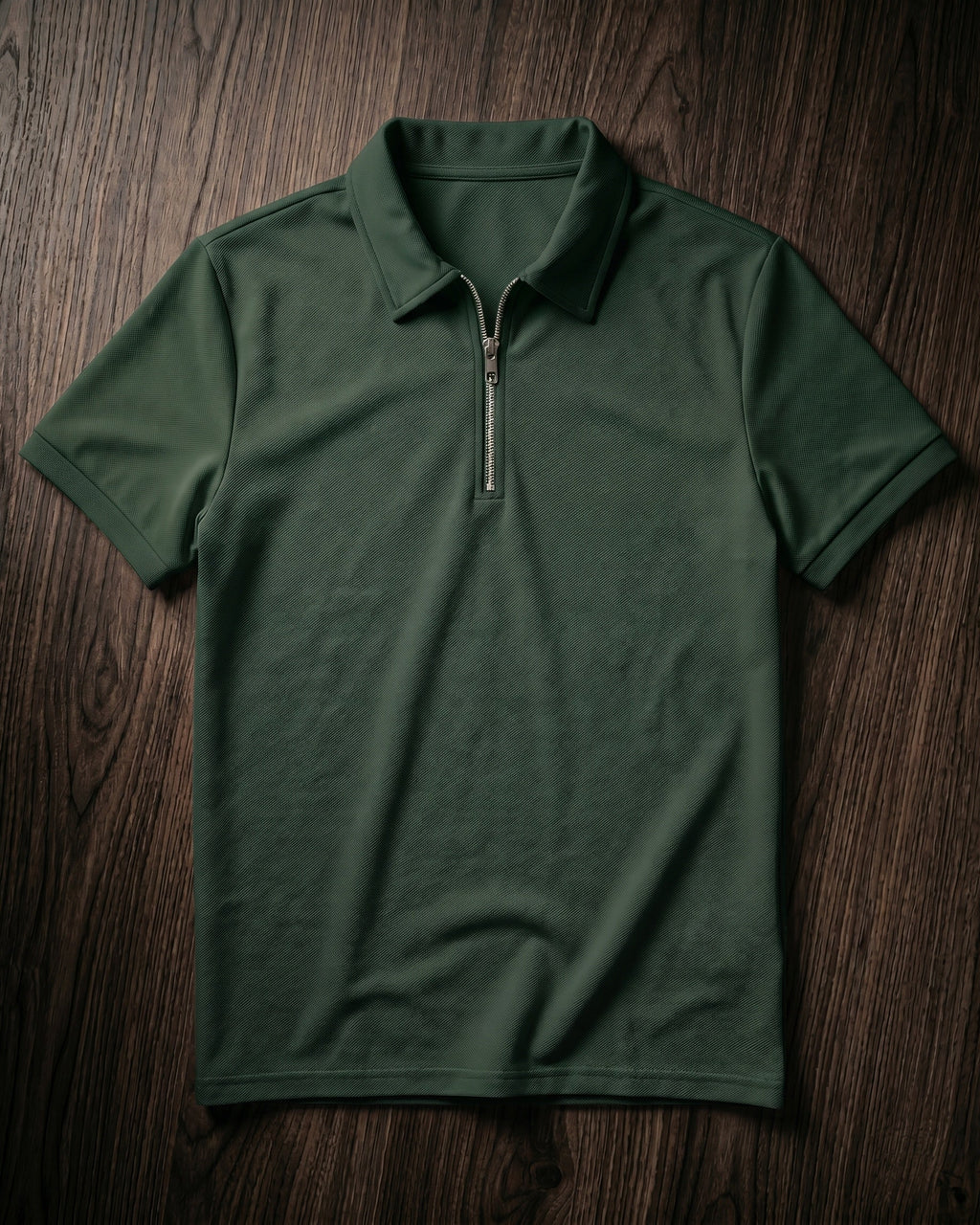 Hugo Piqué Knit Half-Zip Polo