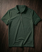 Hugo Piqué Knit Half-Zip Polo