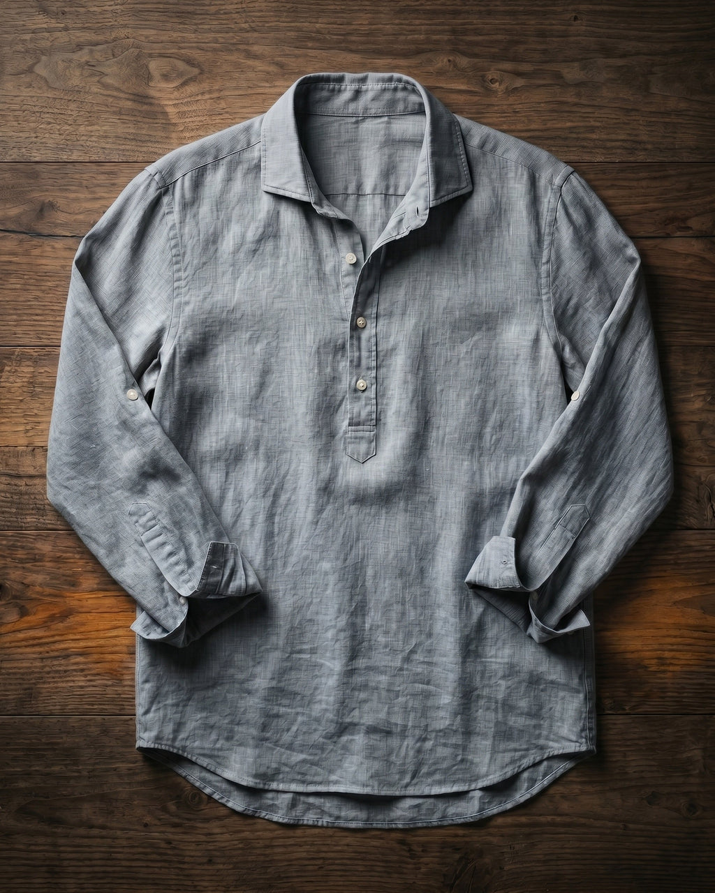 Camillo Cotton Blend Popover Shirt
