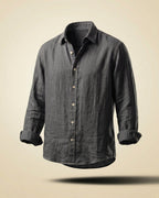 Santiago Linen Relaxed Button-Up Shirt