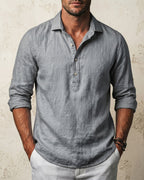 Camillo Cotton Blend Popover Shirt