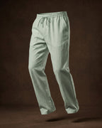 Umberto Linen Relaxed Straight-Leg Trousers