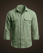 Tancredi Linen Long Sleeve Shirt