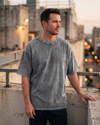 Elio Cotton Washed Oversize T-Shirt