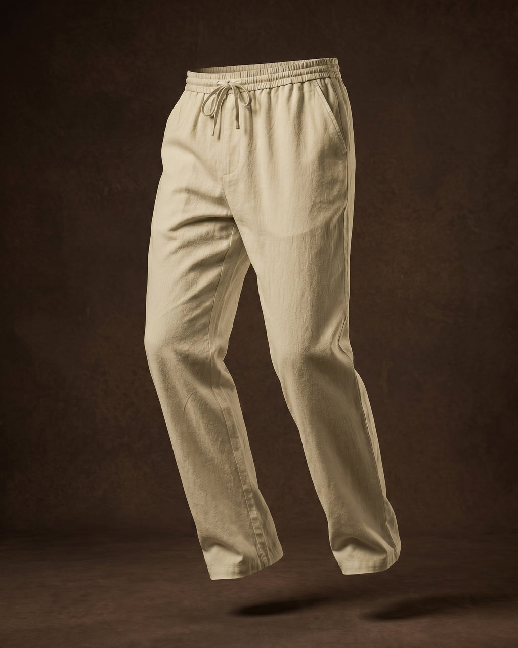Umberto Linen Relaxed Straight-Leg Trousers