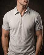Hugo Piqué Knit Half-Zip Polo