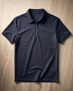 Hugo Piqué Knit Half-Zip Polo
