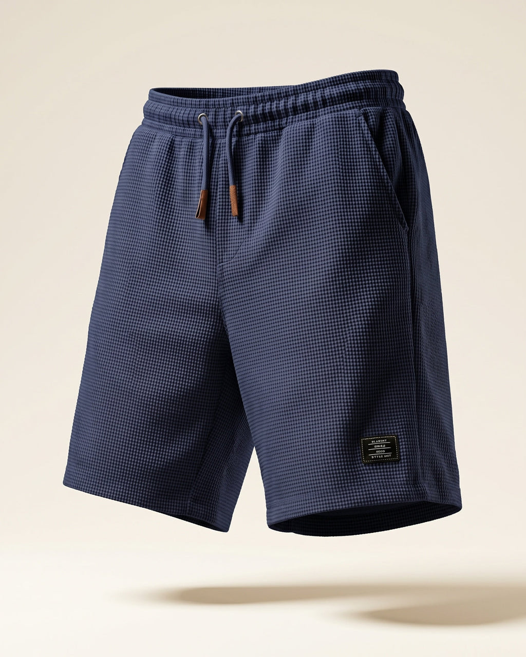 Tomas Waffle-Knit Relaxed Drawstring Shorts