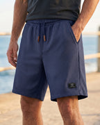 Tomas Waffle-Knit Relaxed Drawstring Shorts
