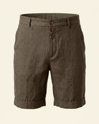 Eugenio Linen Tailored Chino Shorts