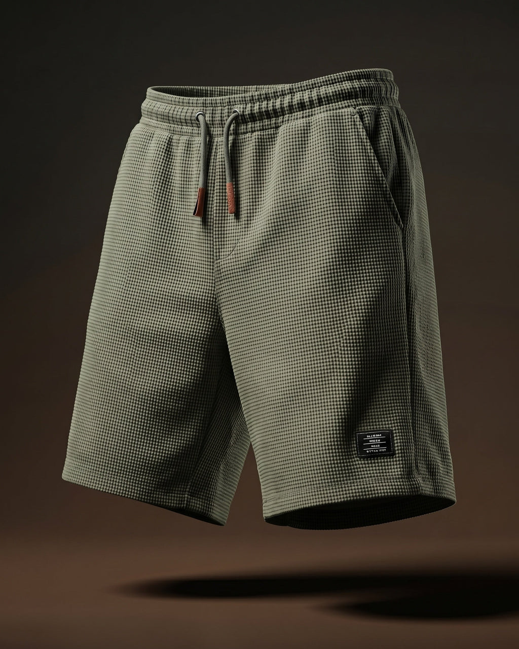 Tomas Waffle-Knit Relaxed Drawstring Shorts