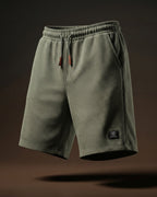 Tomas Waffle-Knit Relaxed Drawstring Shorts