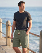 Tomas Waffle-Knit Relaxed Drawstring Shorts