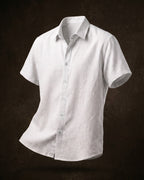 Flavio Linen Short Sleeve Button-Up Shirt
