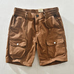 Demetrio Cargo Utility Cotton Shorts