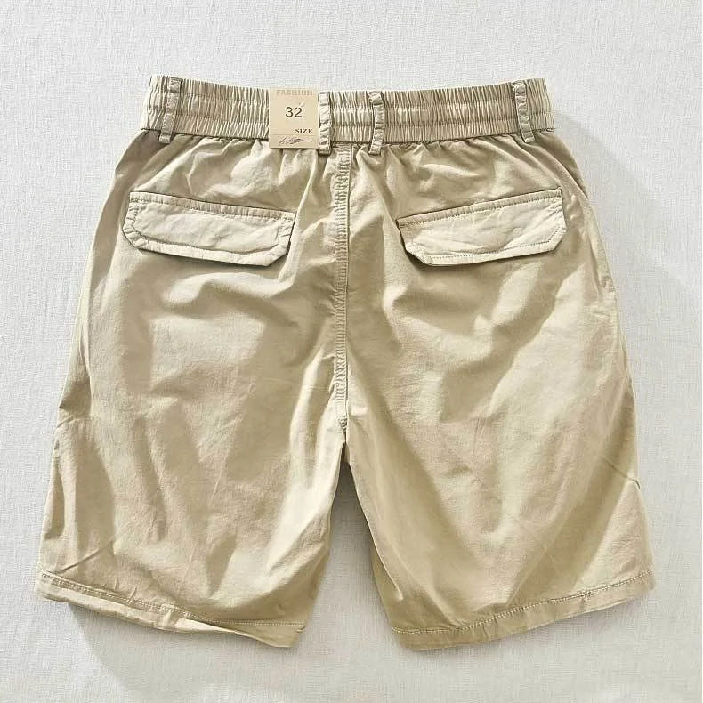 Demetrio Cargo Utility Cotton Shorts