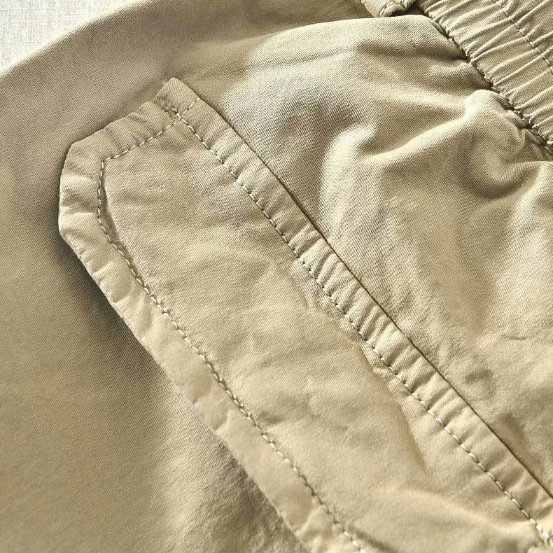 Demetrio Cargo Utility Cotton Shorts