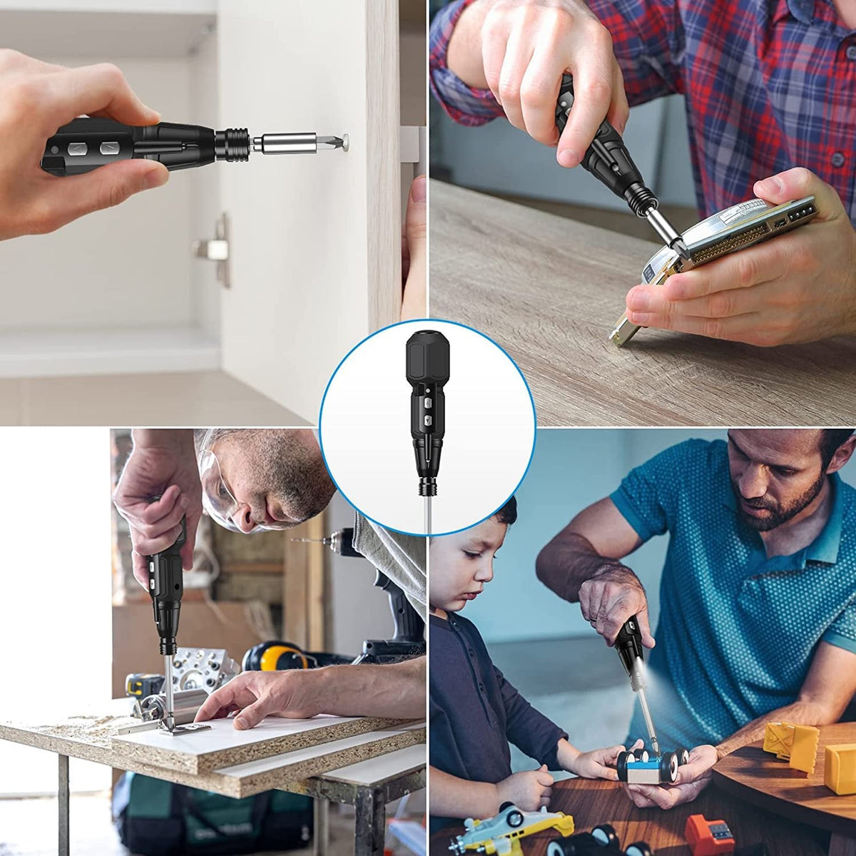 Desarmador Eléctrico Inalámbrico Recargable USB