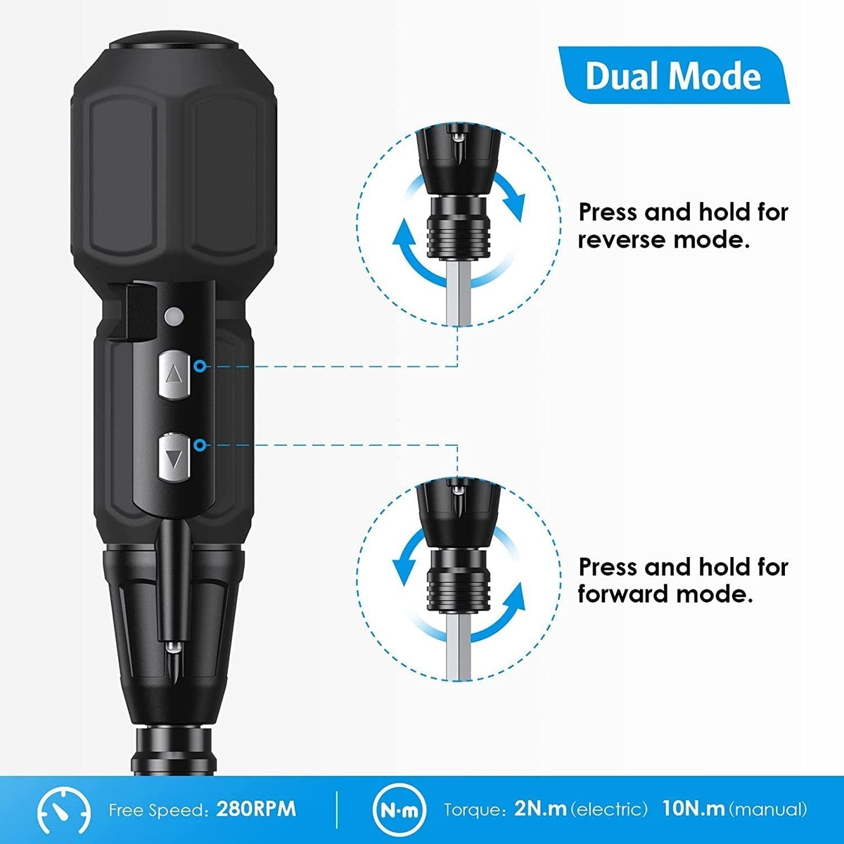 Desarmador Eléctrico Inalámbrico Recargable USB