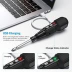 Desarmador Eléctrico Inalámbrico Recargable USB