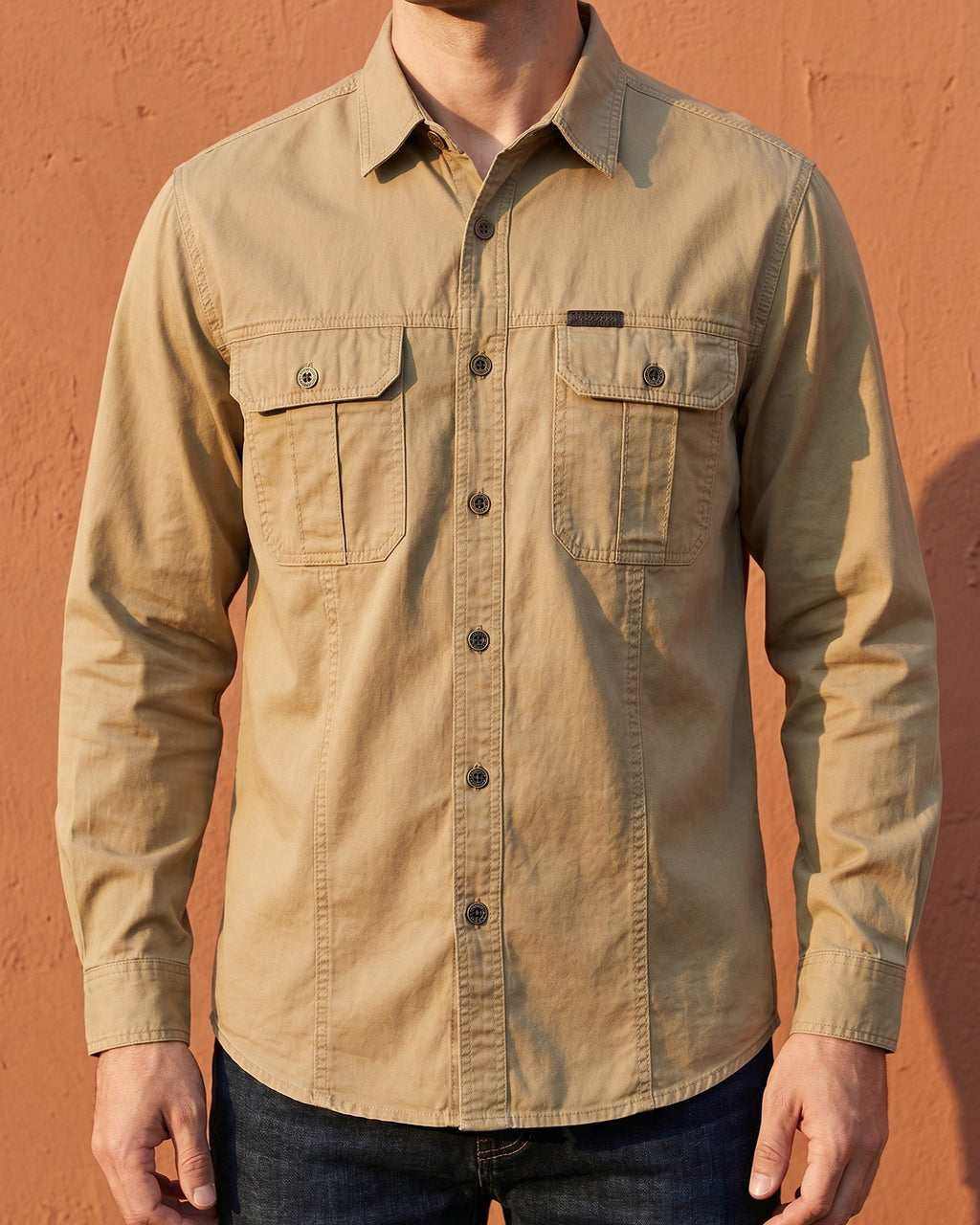 Ermanno Cotton Utility Shirt